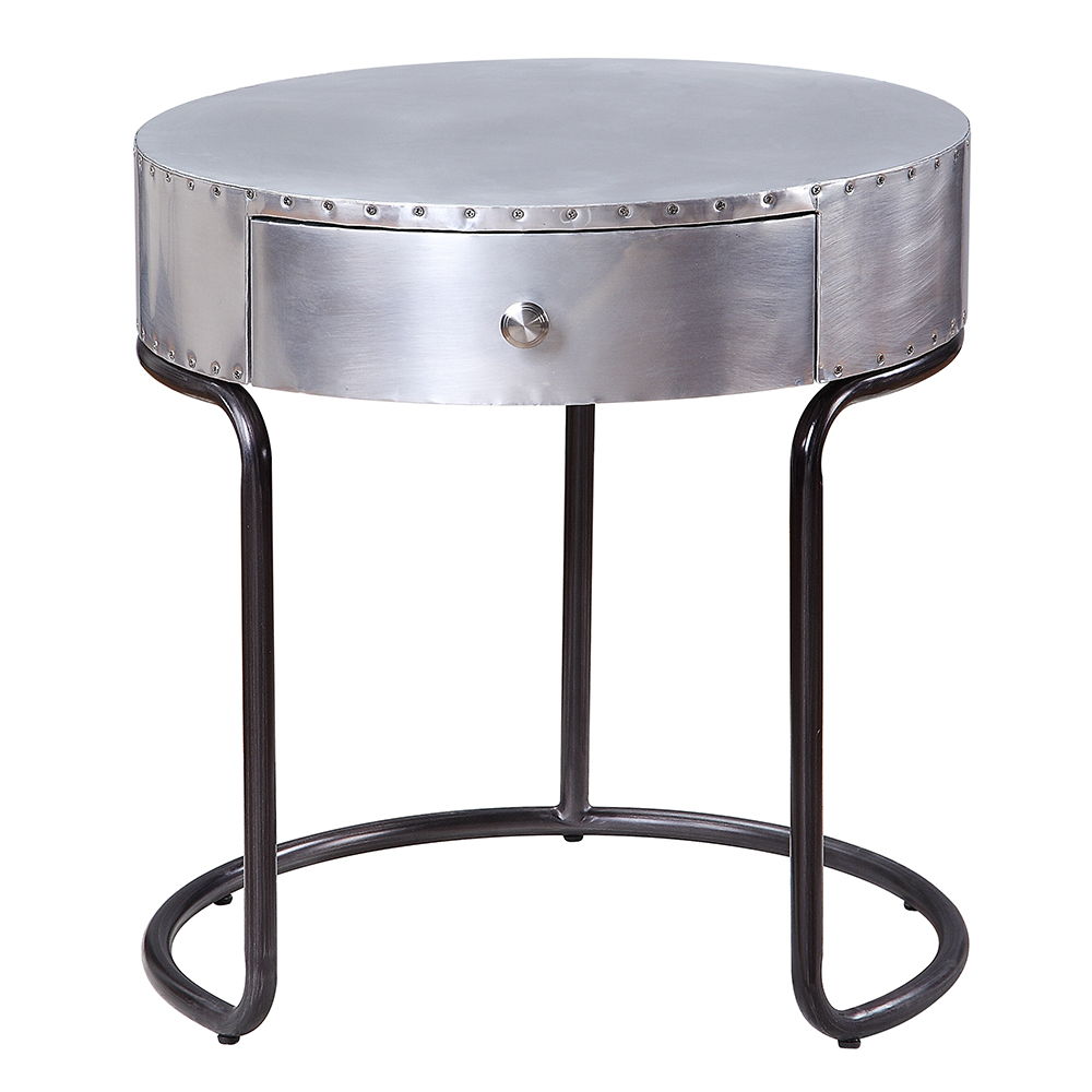 Brancaster - 21" End Table - Aluminum - Urban Living Furniture (Los Angeles, CA)