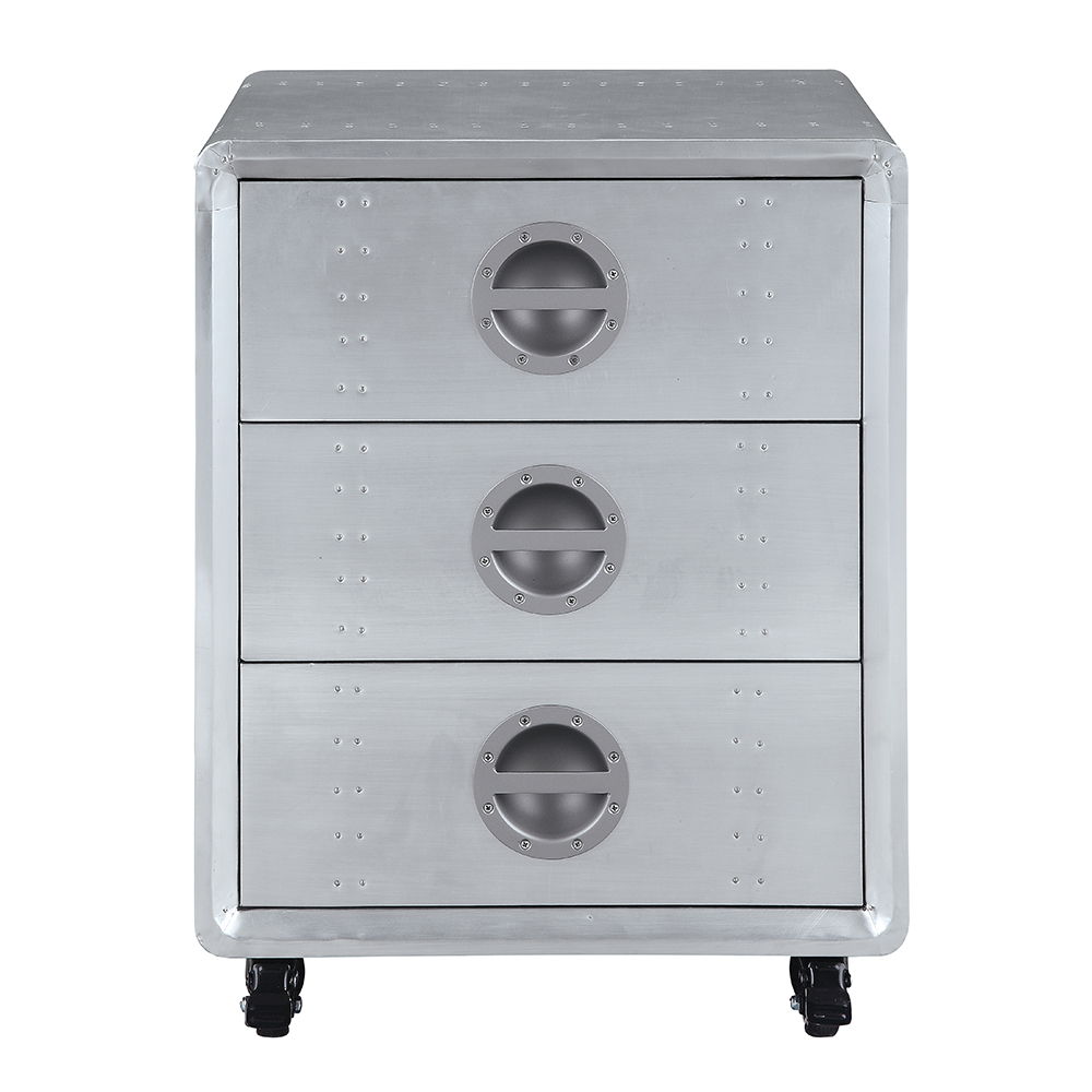 Brancaster - 24" Cabinet - Aluminum - Urban Living Furniture (Los Angeles, CA)