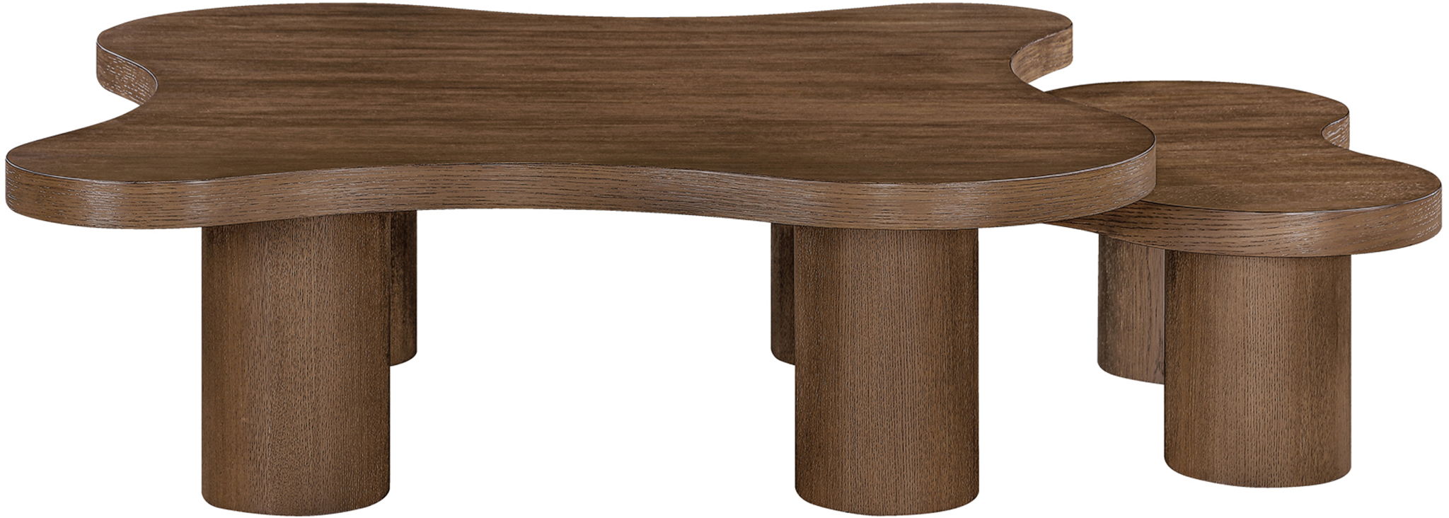 Cove - Oak Veneer And Solid Wood 2 Piece Coffee Table - Urban Living Furniture (Los Angeles, CA)