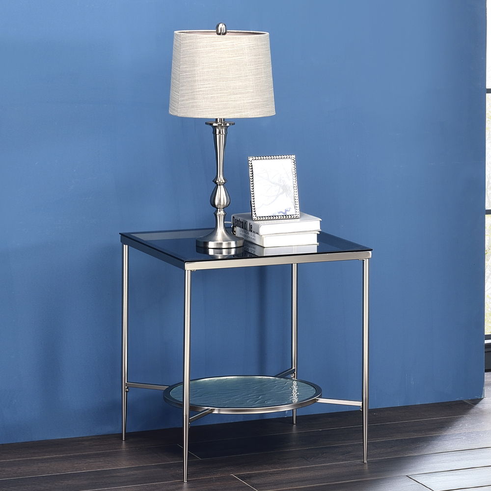 Adelrik - End Table - Glass & Chrome - Urban Living Furniture (Los Angeles, CA)