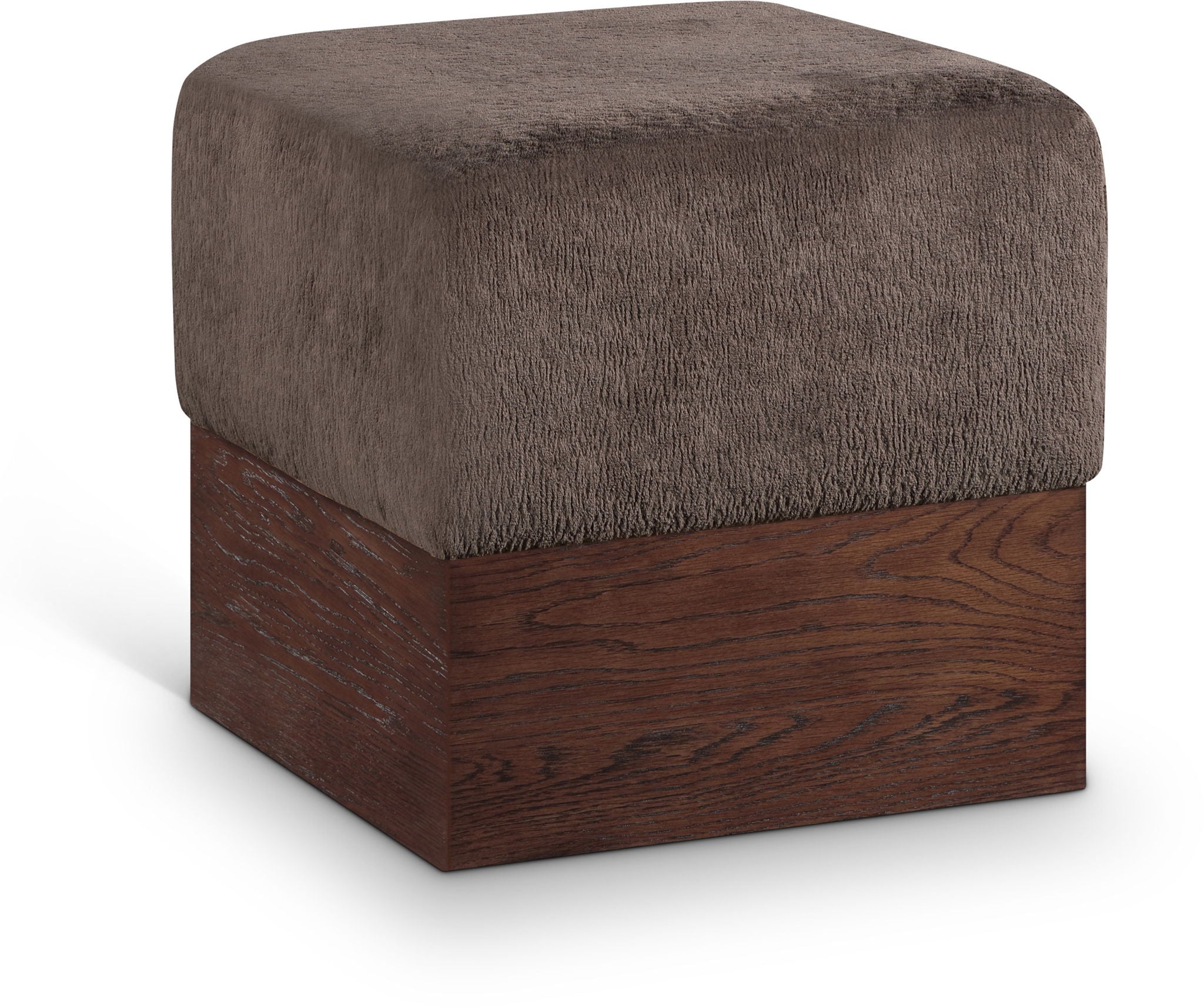 Havre - Ottoman / Stool With Brown Base - Urban Living Furniture (Los Angeles, CA)