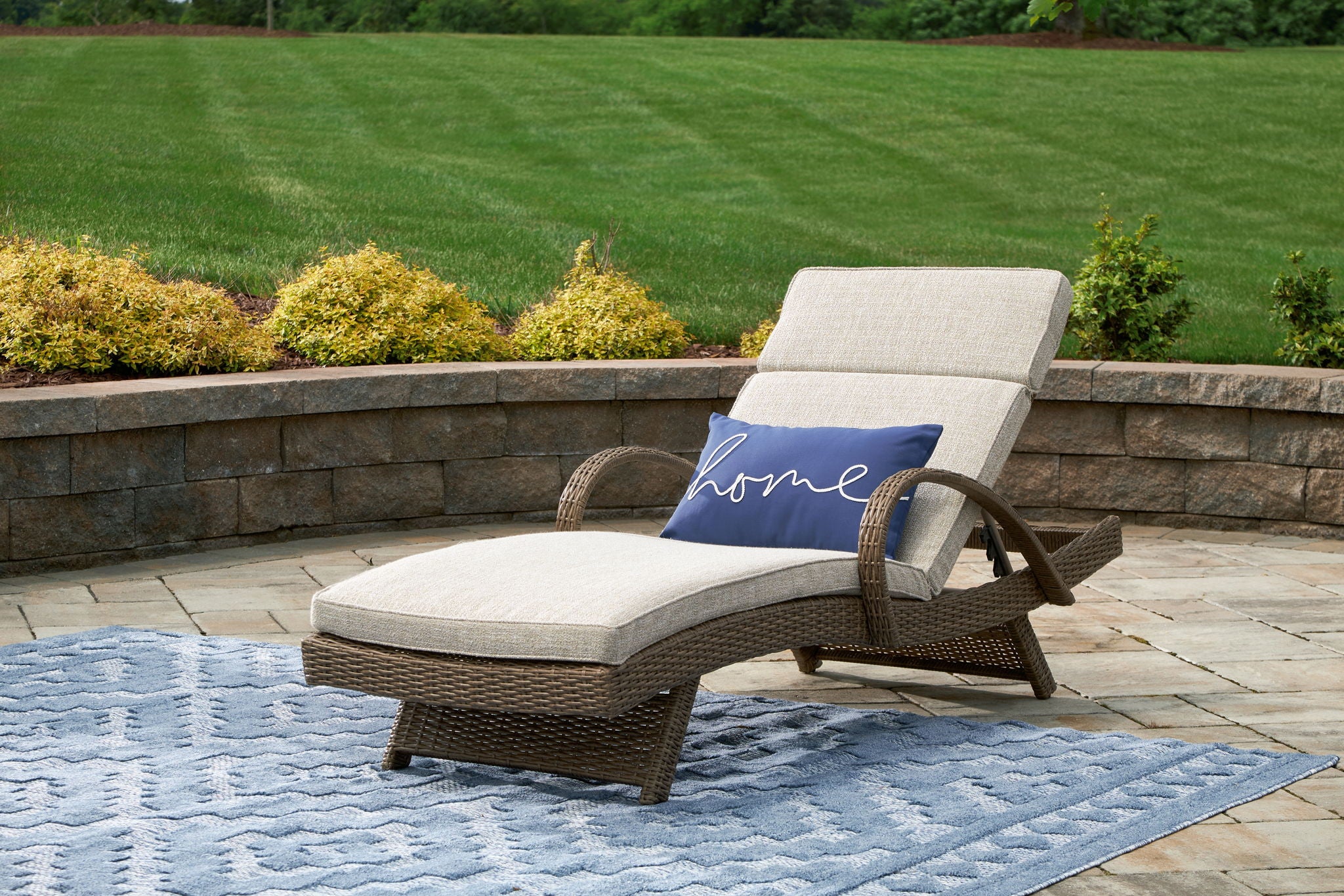 Beachcroft - Beige - Chaise Lounge With Cushion - Urban Living Furniture (Los Angeles, CA)