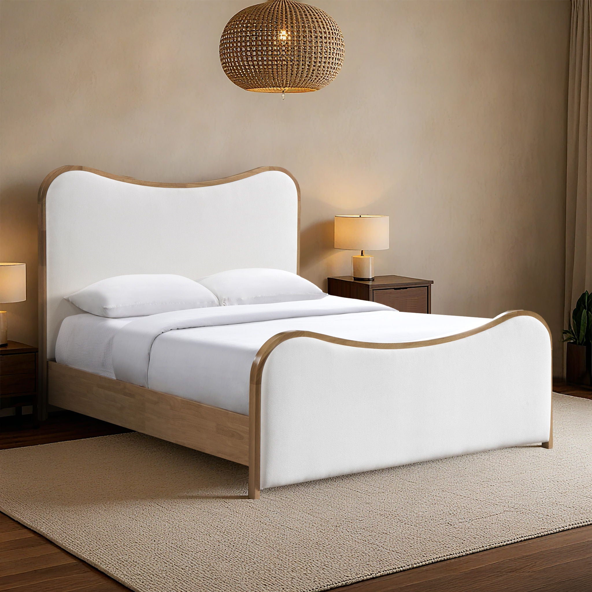 Arvada - Linen Textured Bed - Urban Living Furniture (Los Angeles, CA)