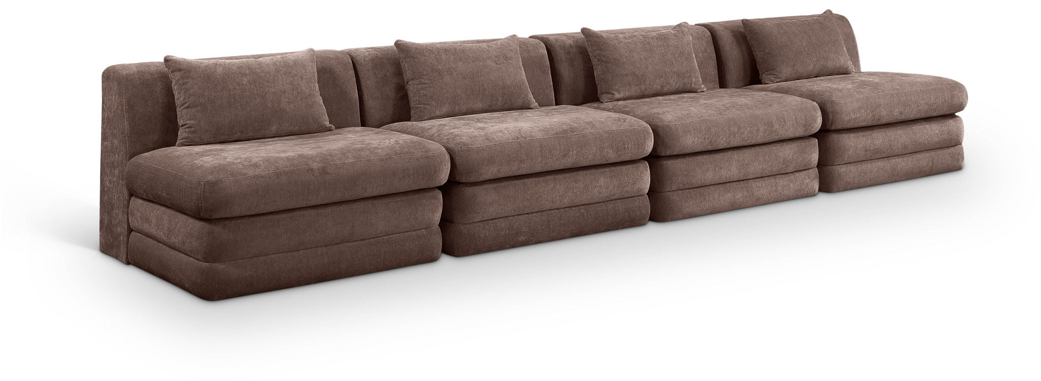 Stellar - 4 Piece Upholstered Modular Sectional - Urban Living Furniture (Los Angeles, CA)