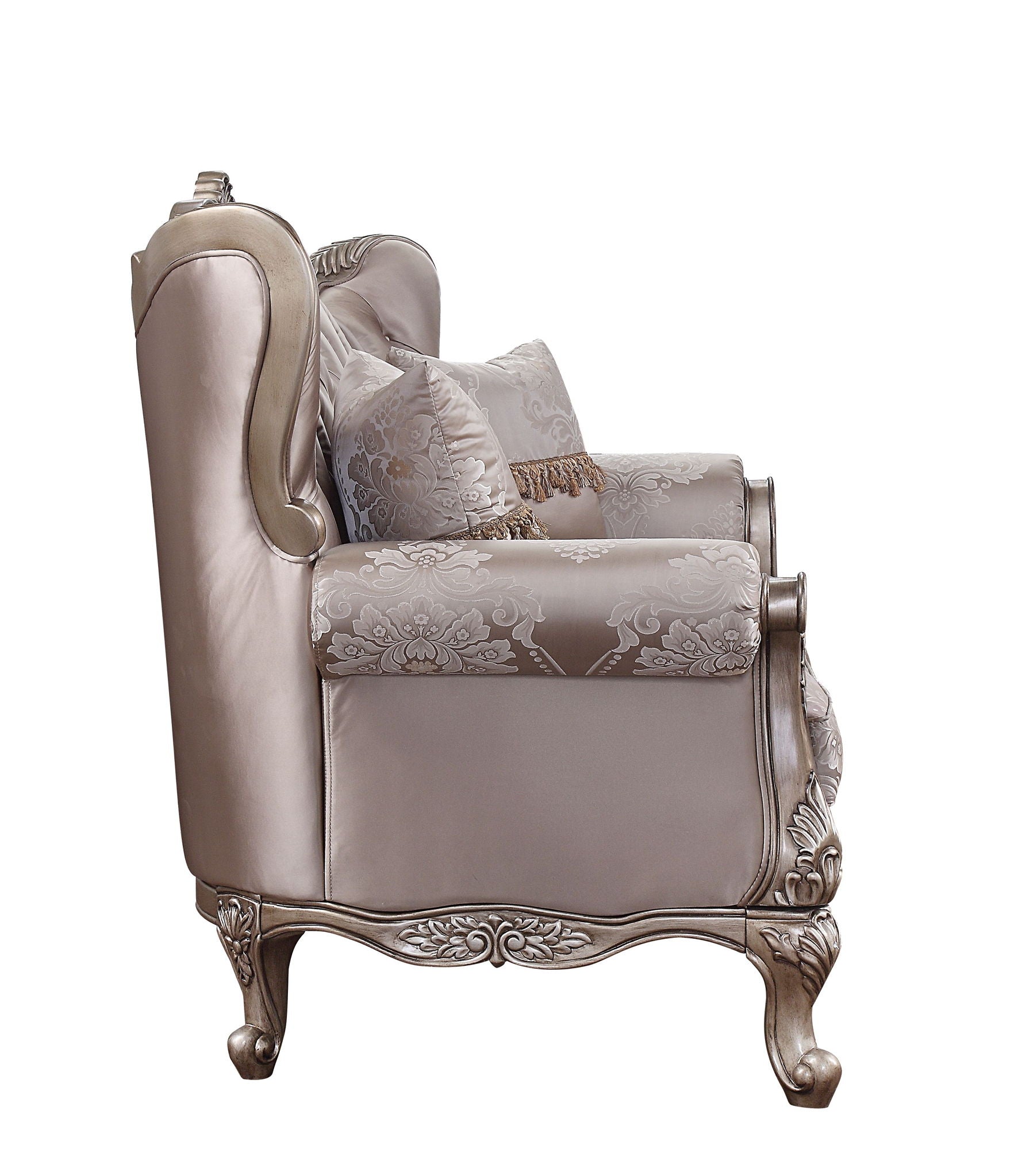 Jayceon - Loveseat With 2 Pillows - Fabric & Champagne - Urban Living Furniture (Los Angeles, CA)