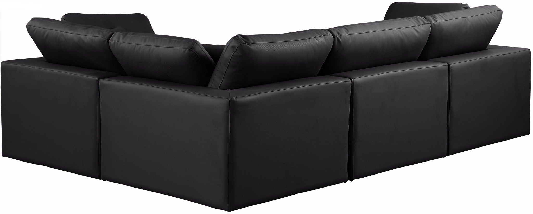Comfy - 4 Piece Faux Leather Modular Sectional - Urban Living Furniture (Los Angeles, CA)