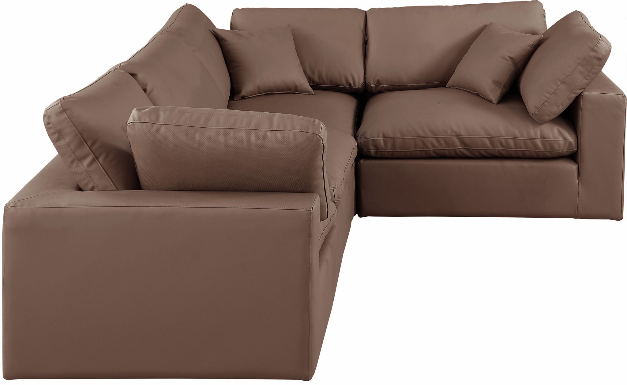 Comfy - 4 Piece Faux Leather Modular Sectional - Urban Living Furniture (Los Angeles, CA)