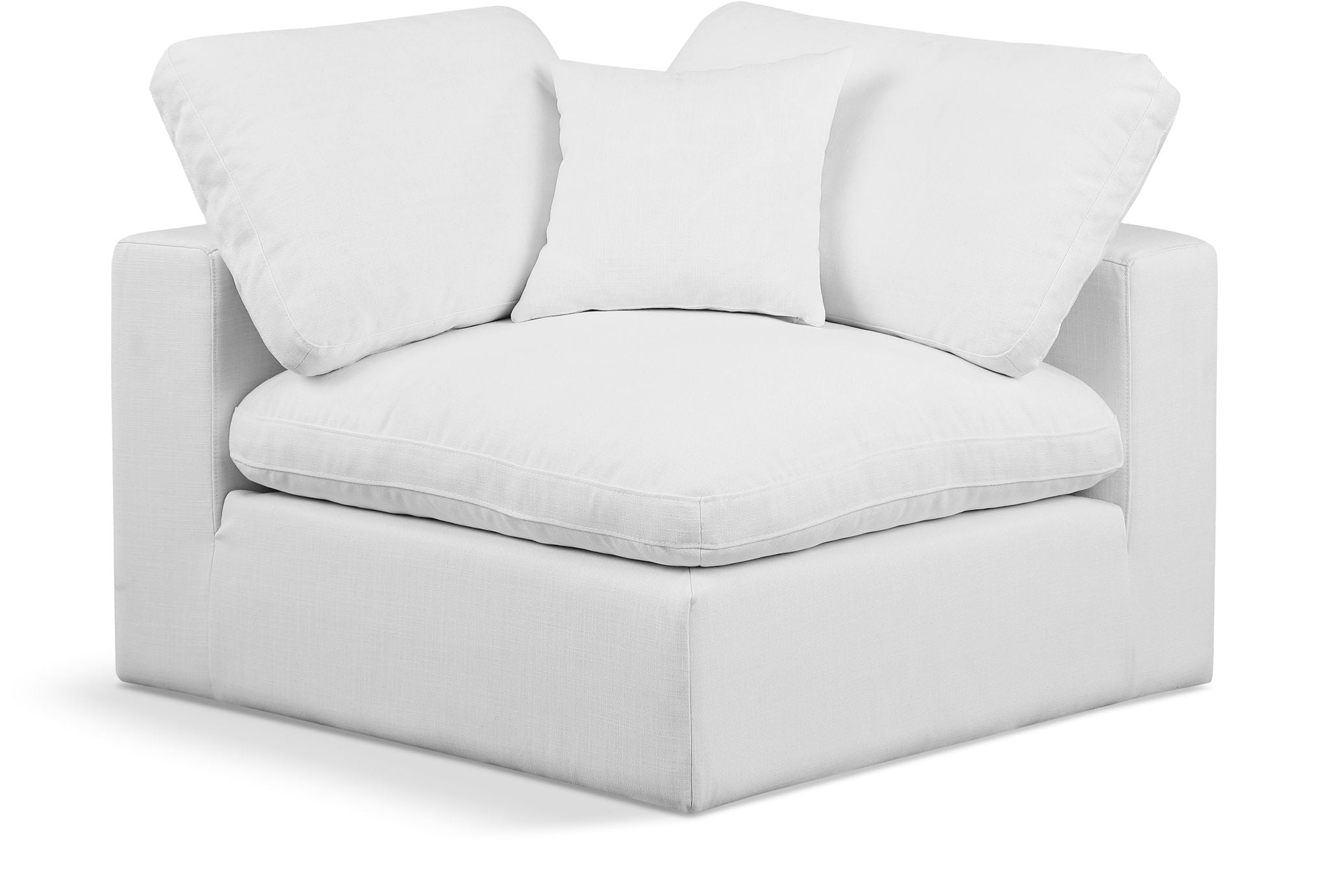 Comfy - Linen Corner Chair - Urban Living Furniture (Los Angeles, CA)