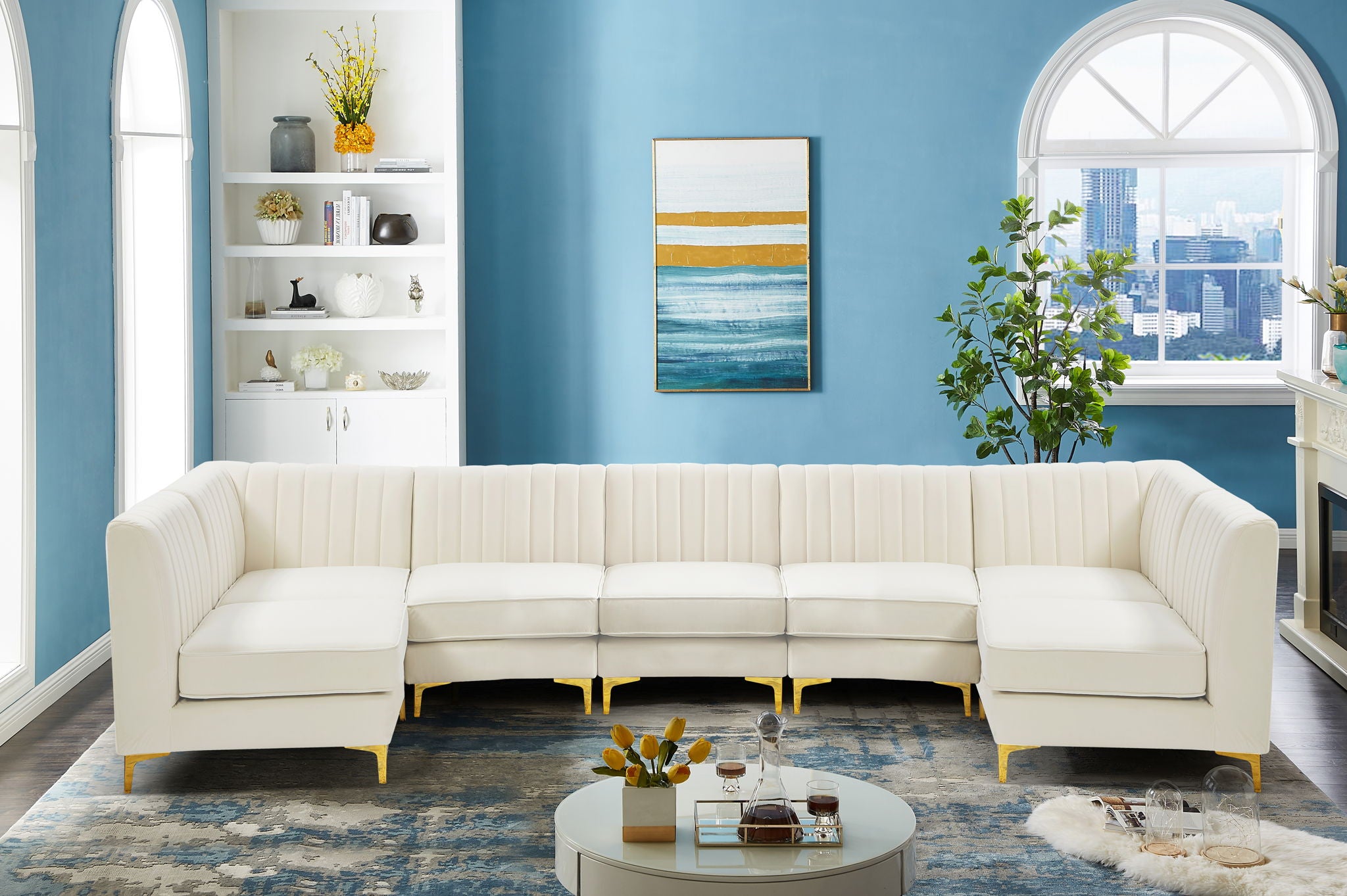 Alina - 7 Piece Modular Sectional - Urban Living Furniture (Los Angeles, CA)