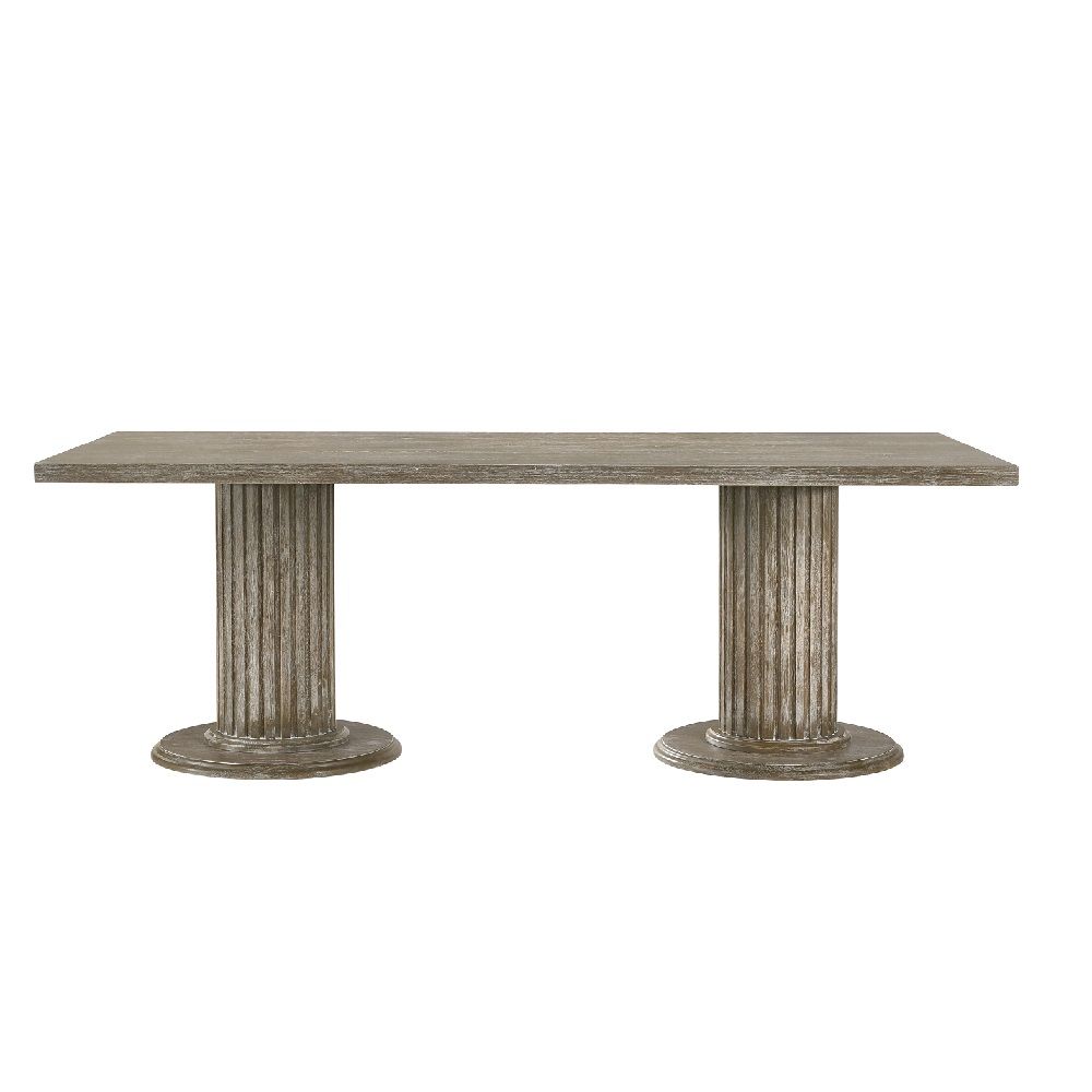 Gabrian - 31" Dining Table - Reclaimed Gray - Urban Living Furniture (Los Angeles, CA)