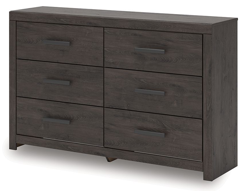 Prendonea - Charcoal - Six Drawer Dresser - Urban Living Furniture (Los Angeles, CA)