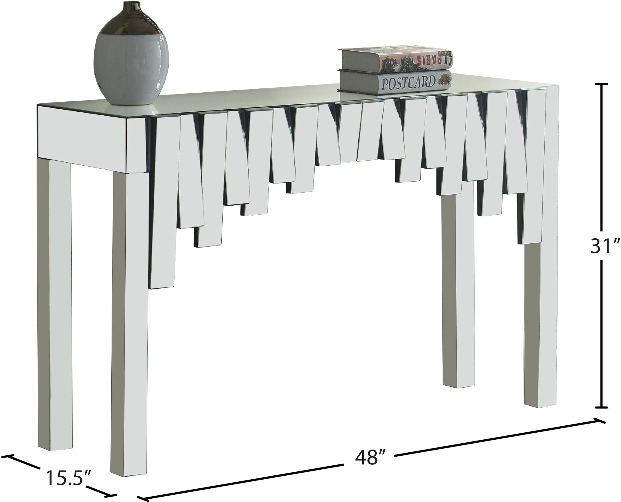 Kylie - Console Table - Pearl Silver - Urban Living Furniture (Los Angeles, CA)