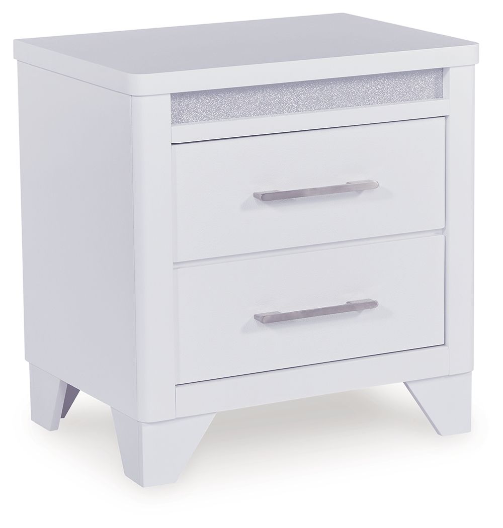 Jarlee - White - Two Drawer Night Stand - Urban Living Furniture (Los Angeles, CA)