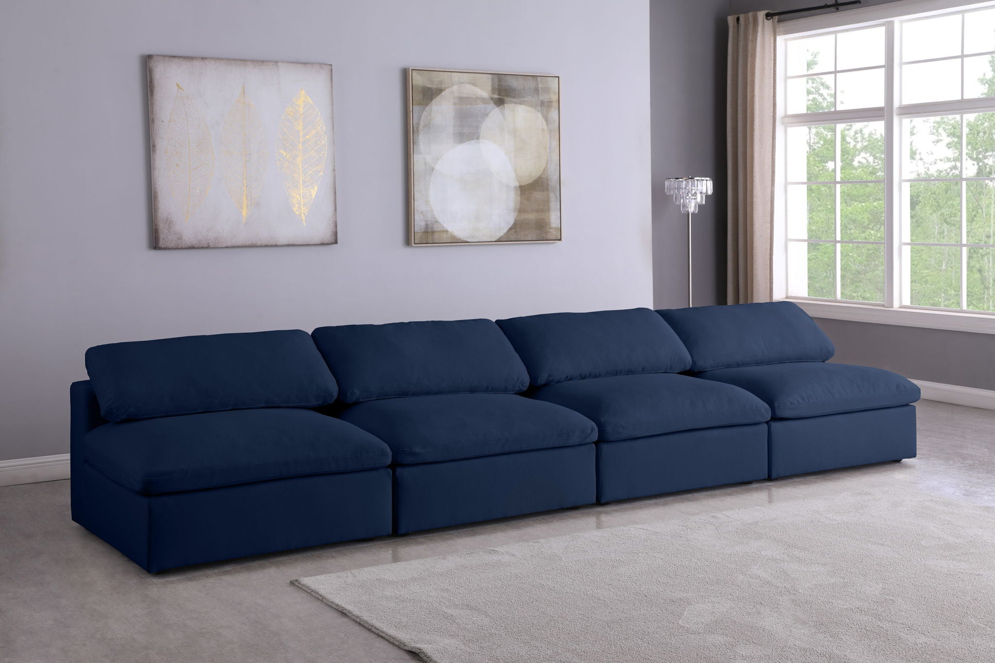 Serene - Modular Armless 4 Seat Sofa - Urban Living Furniture (Los Angeles, CA)