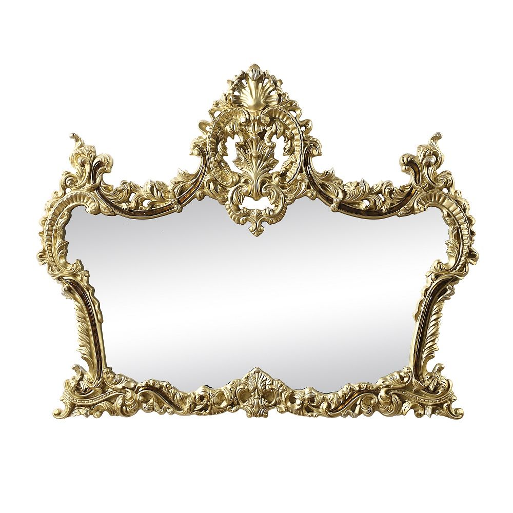 Desiderius - Mirror - Antique Gold & Hand Painted Brown - Urban Living Furniture (Los Angeles, CA)