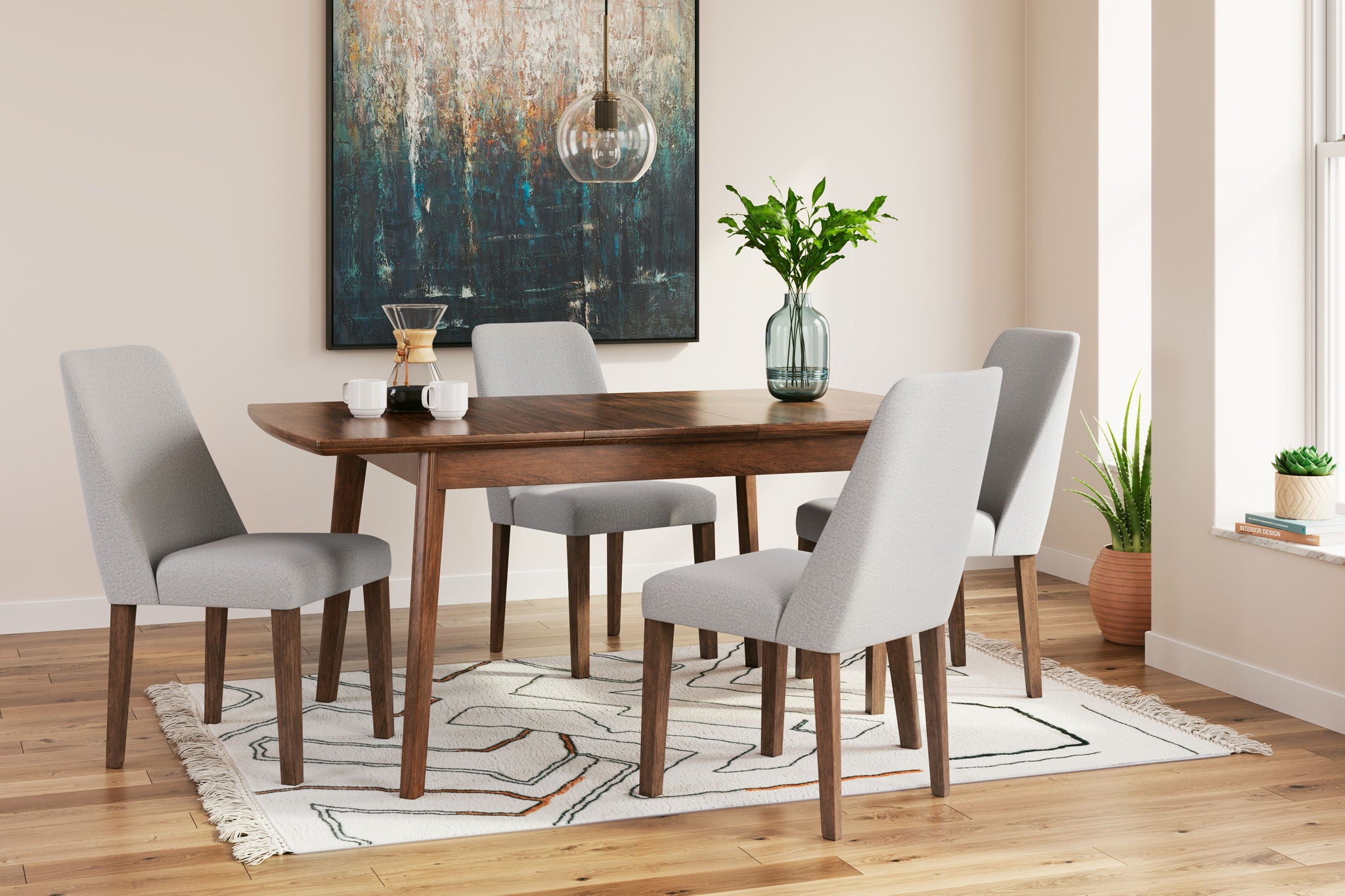 Lyncott - Butterfly Extension Table Set - Urban Living Furniture (Los Angeles, CA)