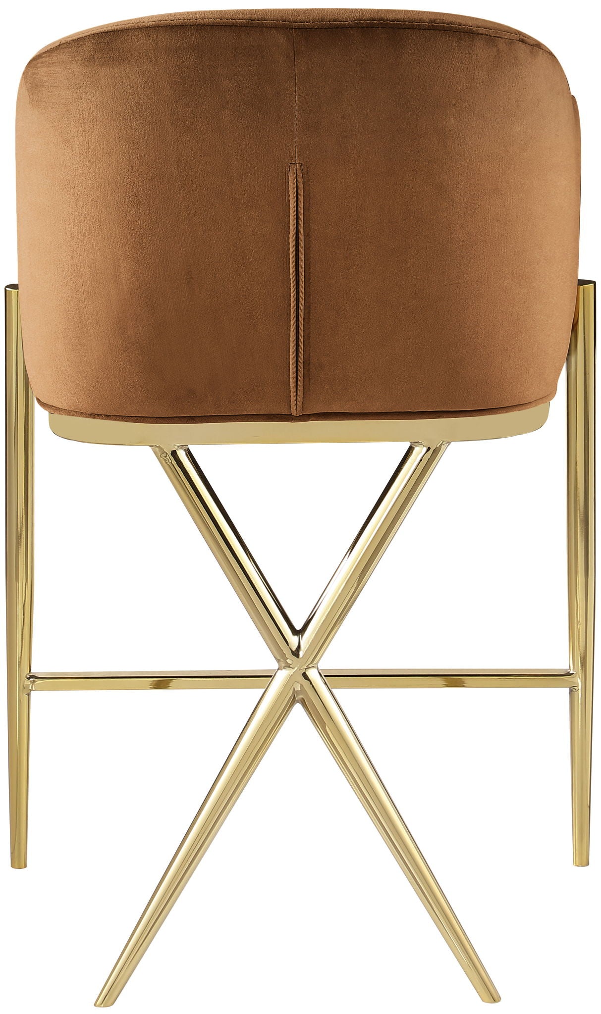 Xavier - Counter Stool with Gold Legs - Urban Living Furniture (Los Angeles, CA)