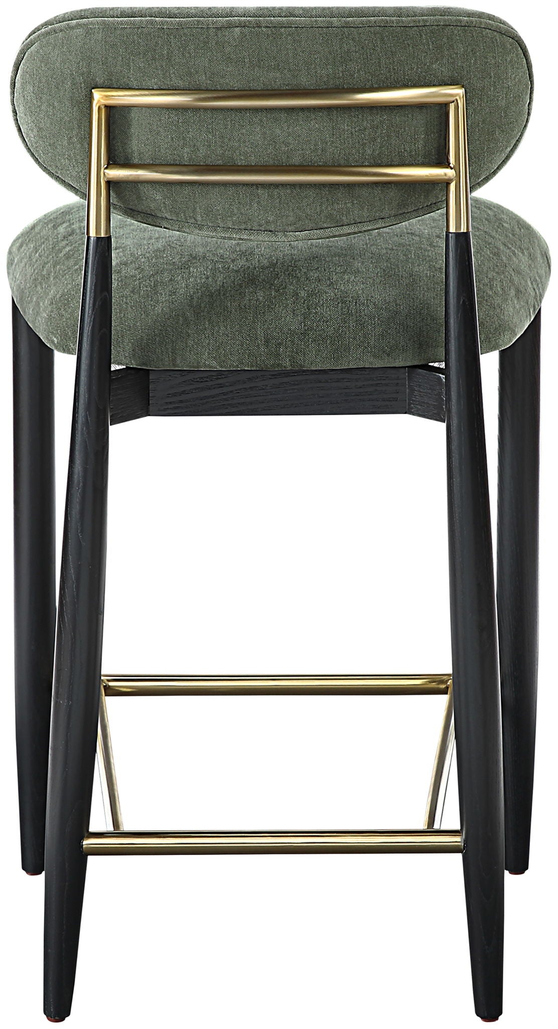 Riccio - Fabric Stool - Black Frame - Urban Living Furniture (Los Angeles, CA)