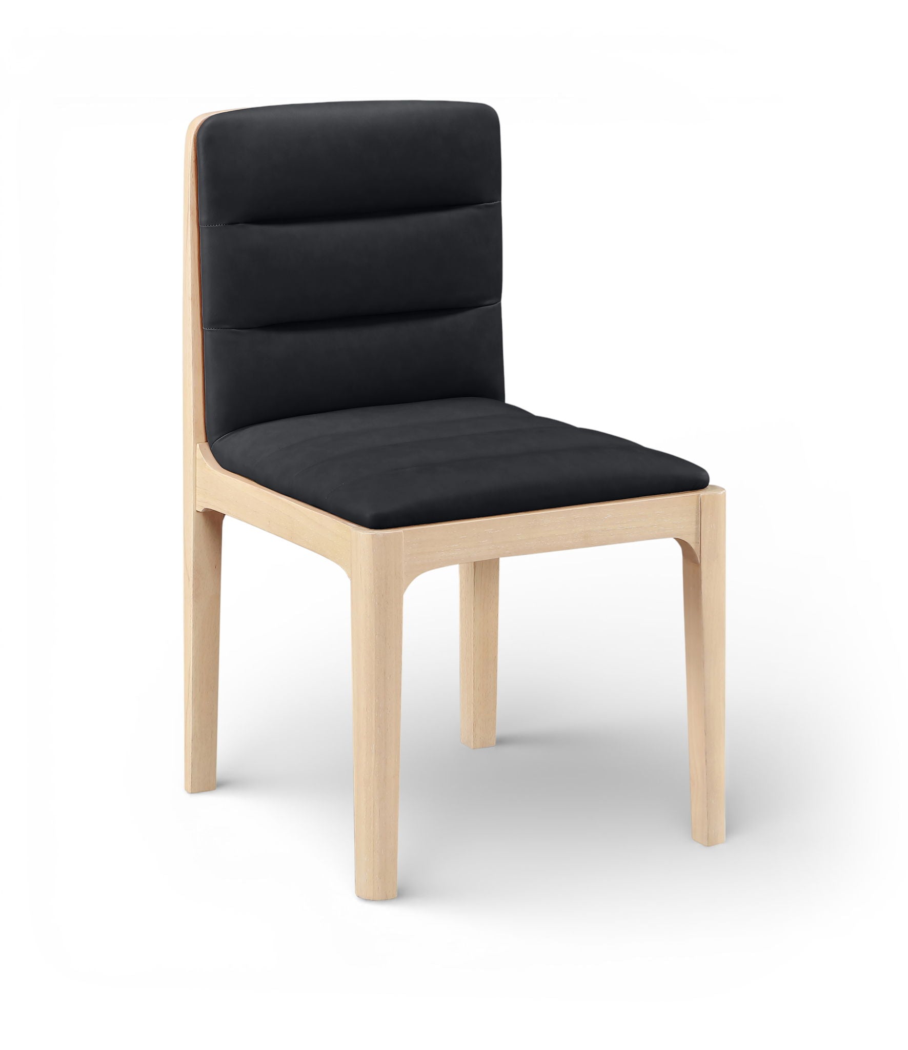 Ellis - Vegan Leather Upholstered Dining Chair (Set of 2) - Natural Base - Urban Living Furniture (Los Angeles, CA)