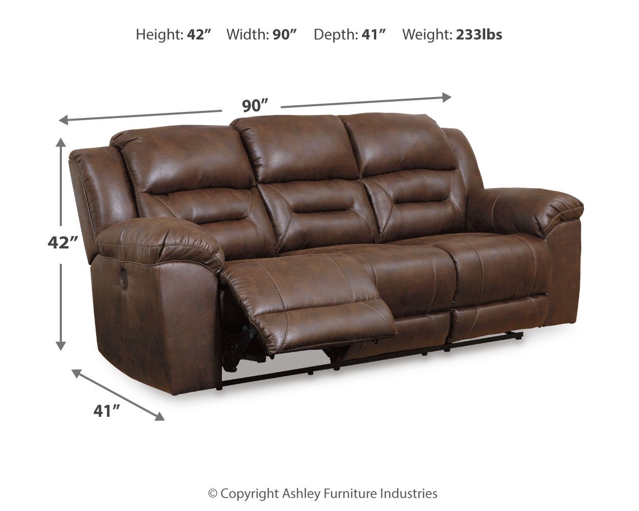 Stoneland - Power Reclining Sofa - Urban Living Furniture (Los Angeles, CA)