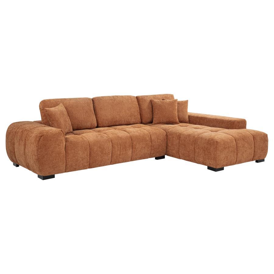 Octavia - RAF Chaise With Pillows, Box 2 of 2 - Orange - Urban Living Furniture (Los Angeles, CA)