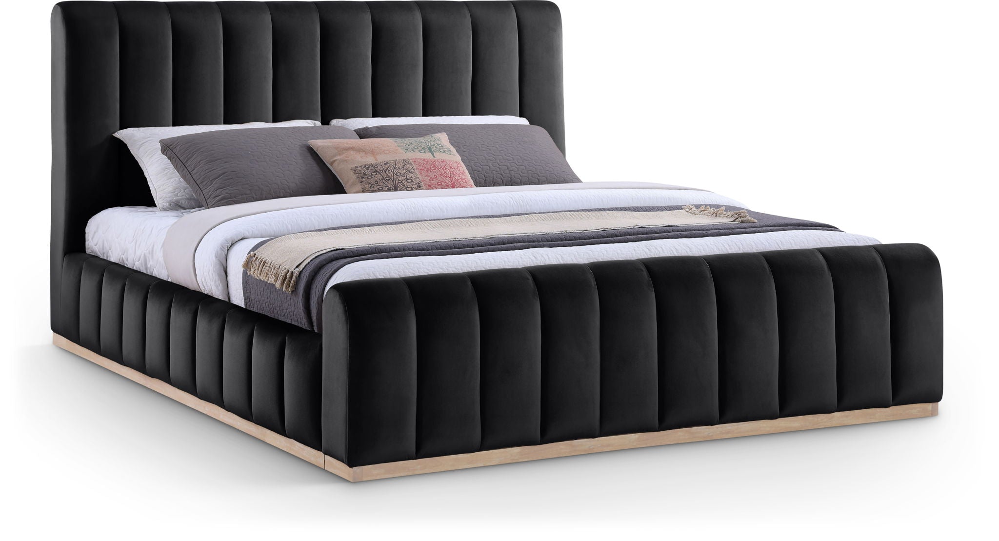 Amara - Velvet Bed - Urban Living Furniture (Los Angeles, CA)