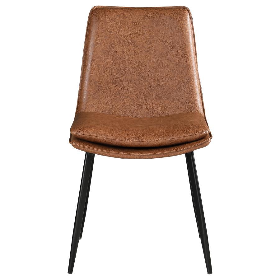 Ortega - Upholstered Dining Side Chair (Set of 2) - Coffee - Urban Living Furniture (Los Angeles, CA)