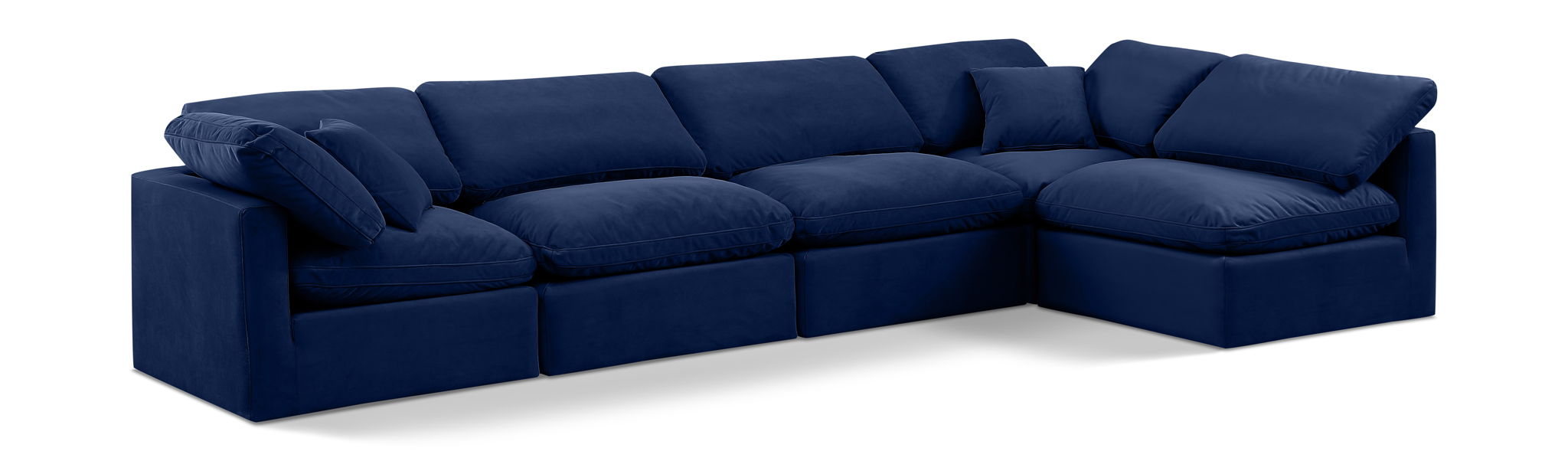 Indulge - Velvet 5 Piece Modular Sectional - Urban Living Furniture (Los Angeles, CA)