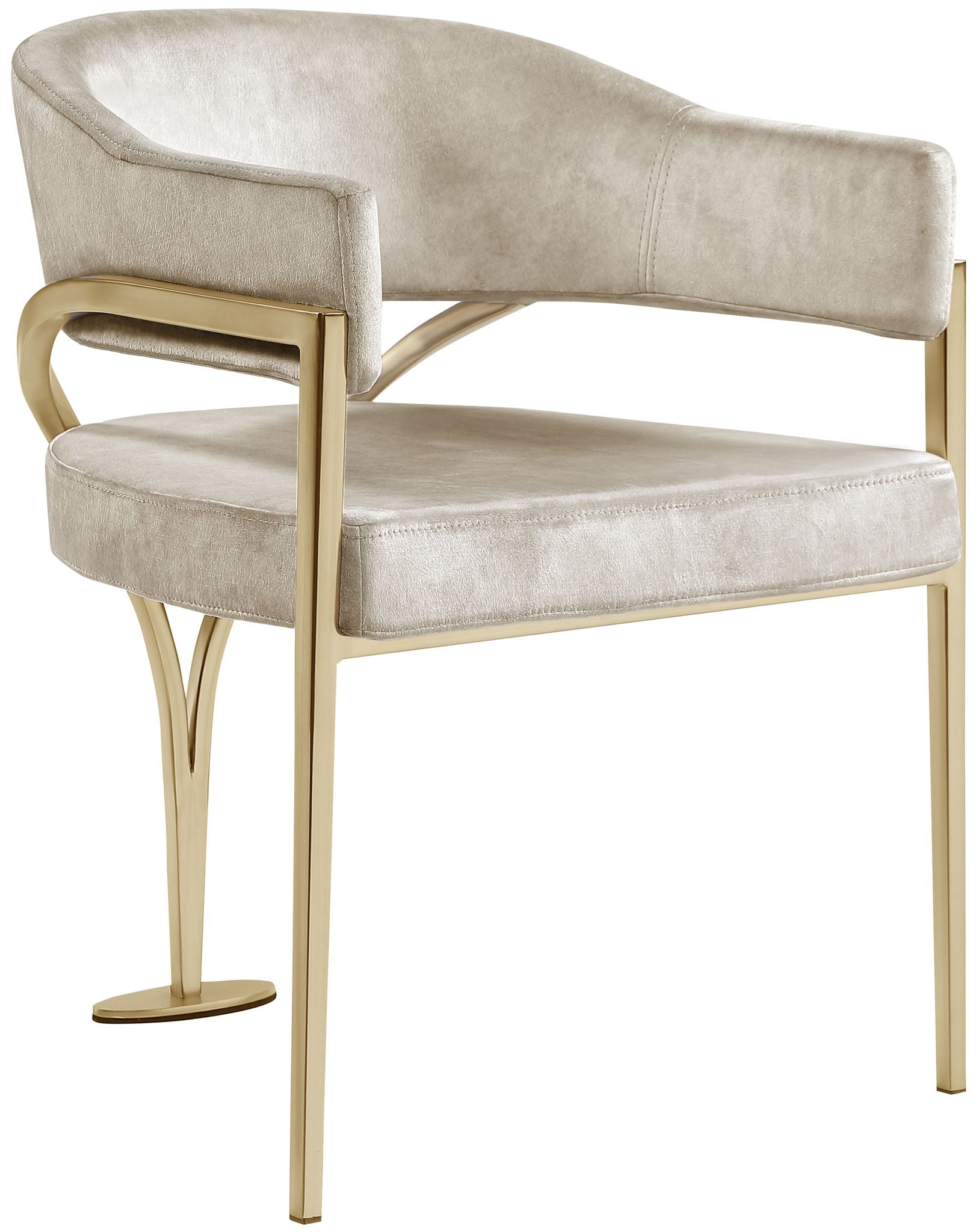 Madelyn - Dining Chair (Set of 2) - Brushed Brass - Urban Living Furniture (Los Angeles, CA)