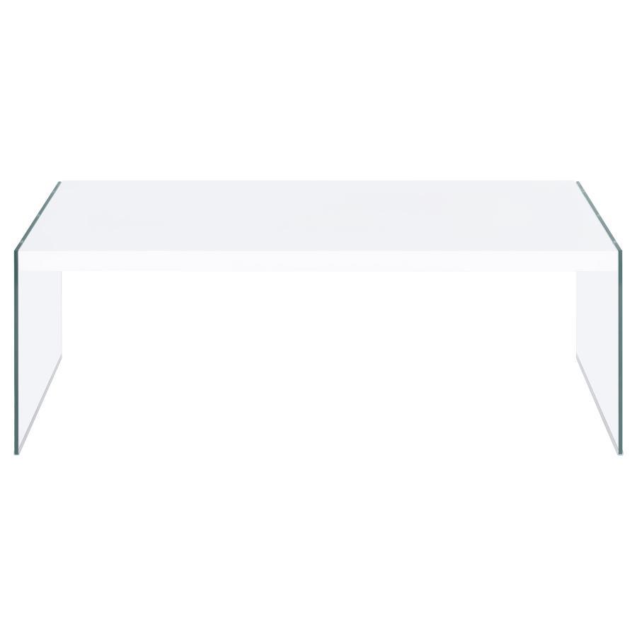 Opal - Rectangular Glass Frame Table - Urban Living Furniture (Los Angeles, CA)