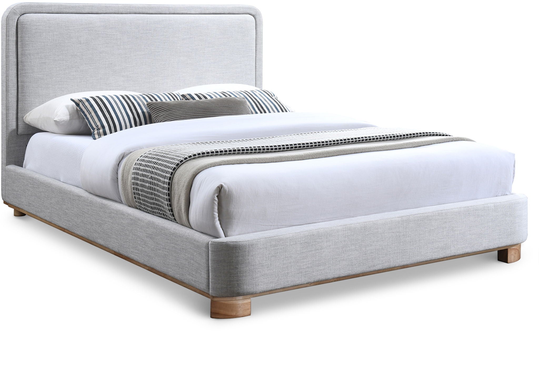 Nolita - Bed With Natural Base - Urban Living Furniture (Los Angeles, CA)