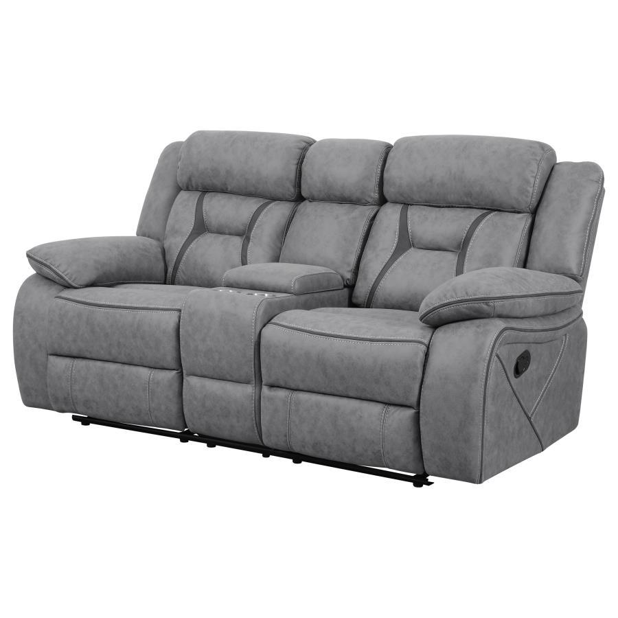 Higgins - Pillow Top Arm Motion Loveseat with Console - Urban Living Furniture (Los Angeles, CA)