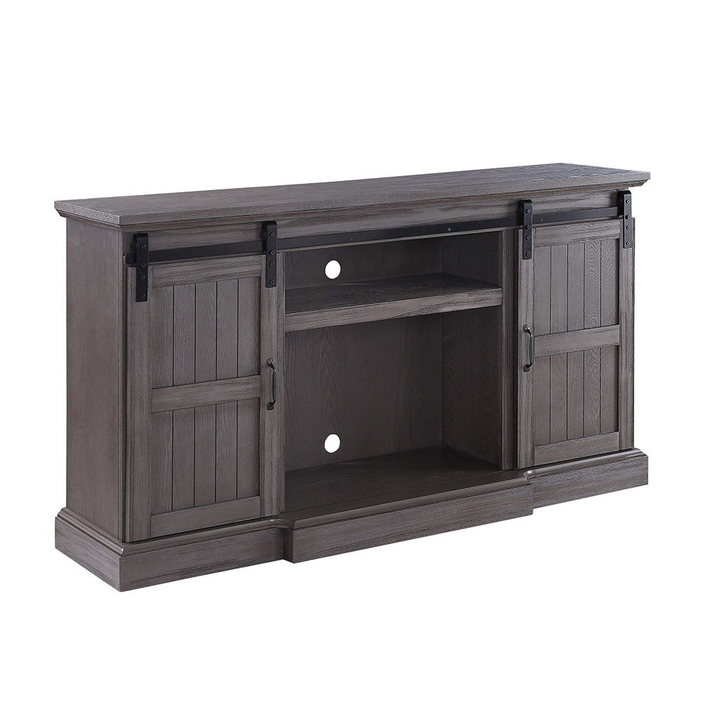 Admon - TV Stand With Fireplace - Gray Oak - Urban Living Furniture (Los Angeles, CA)