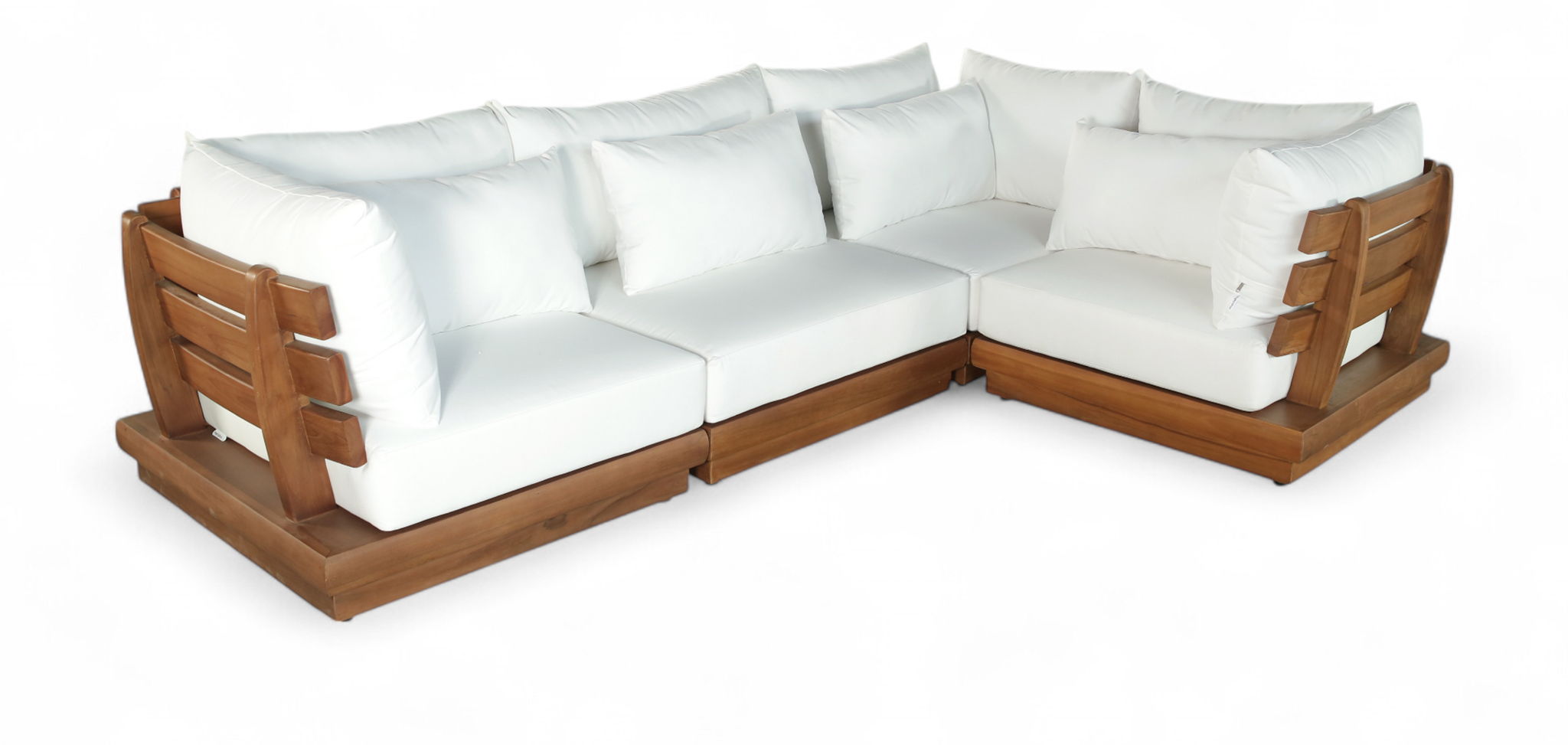 Mirella - 4 Piece Water Resistant Fabric Outdoor Patio Modular Sectional - Urban Living Furniture (Los Angeles, CA)