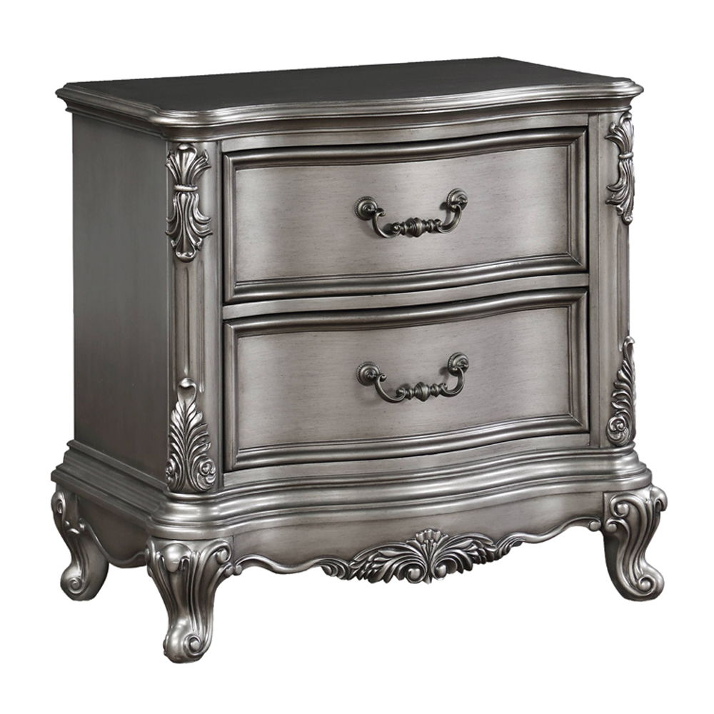 Ariadne - Nightstand - Antique Platinum - Urban Living Furniture (Los Angeles, CA)