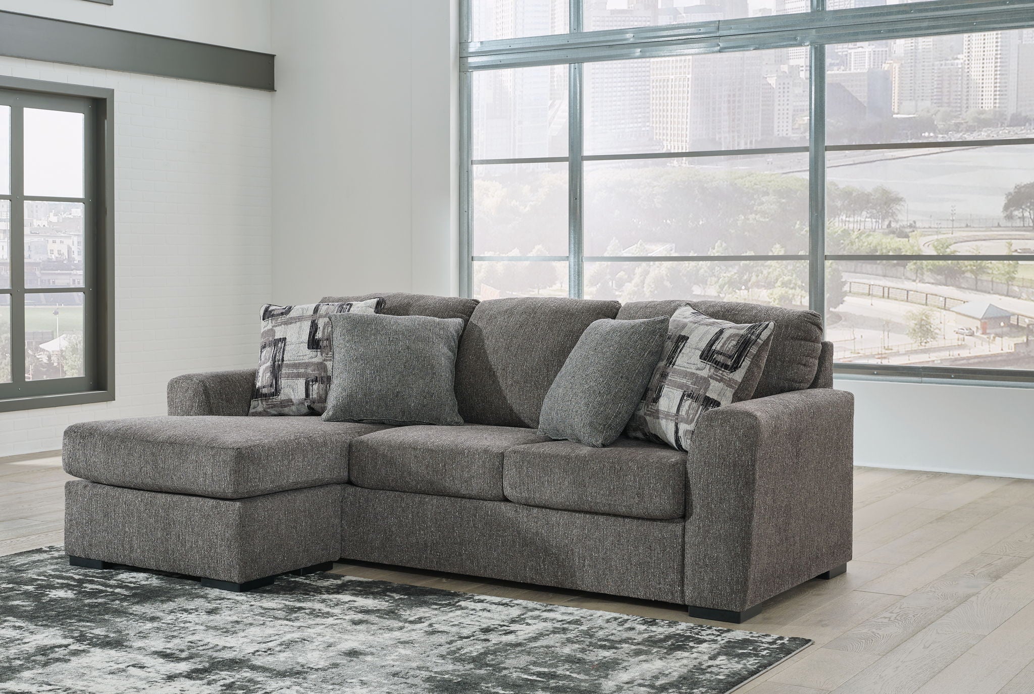 Gardiner - Pewter - Sofa Chaise - Urban Living Furniture (Los Angeles, CA)