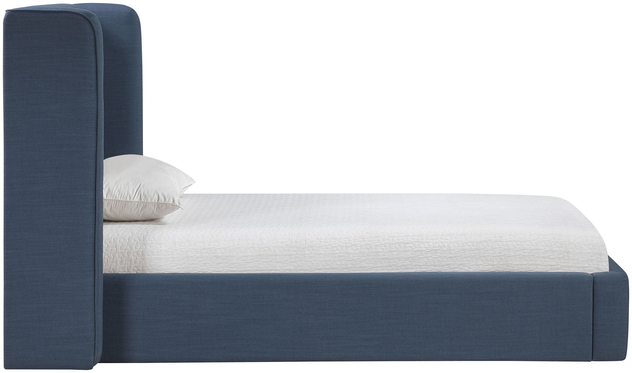 Kendall - Linen Textured Fabric Upholstered Bed - Urban Living Furniture (Los Angeles, CA)
