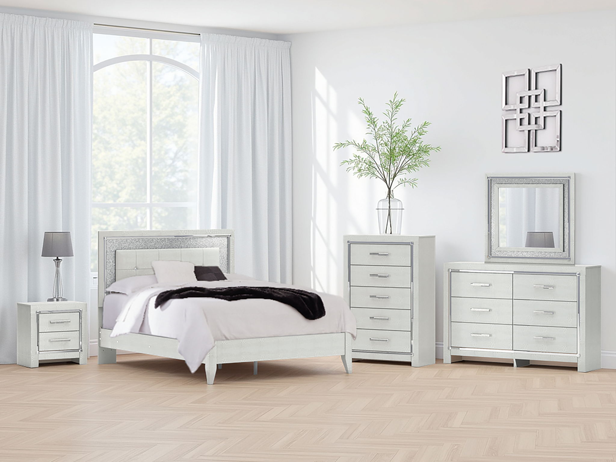 Zyniden - Upholstered Panel Bed - Urban Living Furniture (Los Angeles, CA)