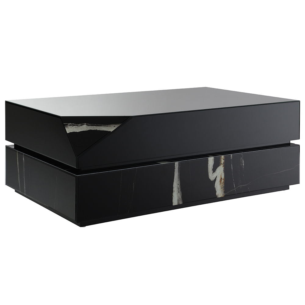 Drisana - Coffee Table - Black Mirrored Finish - Urban Living Furniture (Los Angeles, CA)