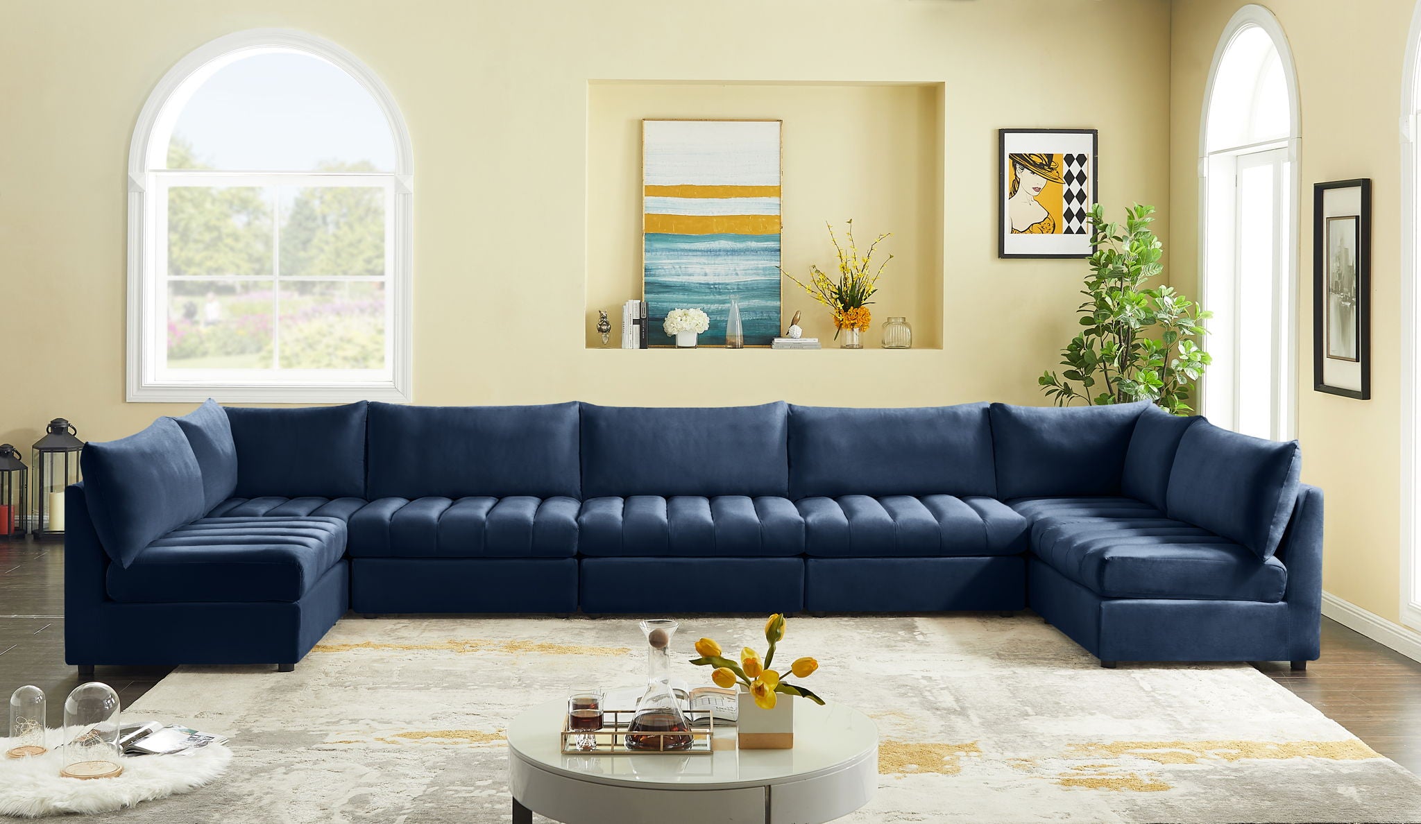 Jacob - Modular U-Shaped Sectional 7 Piece - Urban Living Furniture (Los Angeles, CA)