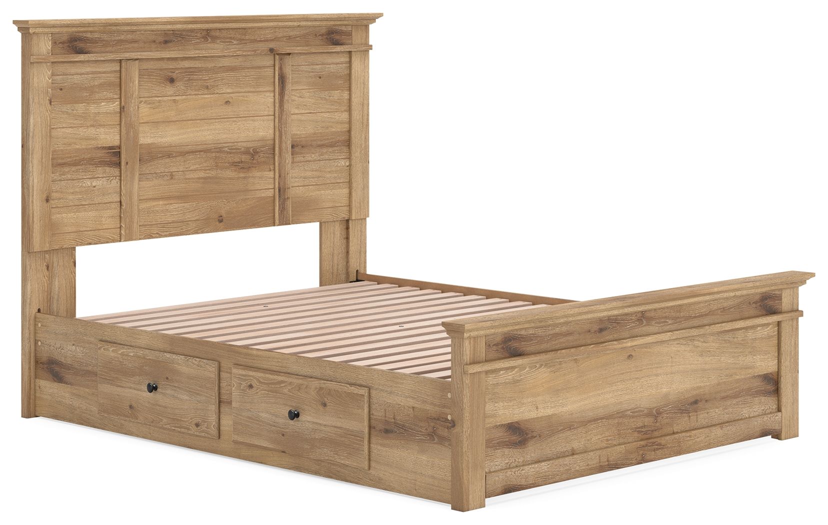Makidern - Panel Storage Bed With 2 Under Bed Storage Units - Urban Living Furniture (Los Angeles, CA)