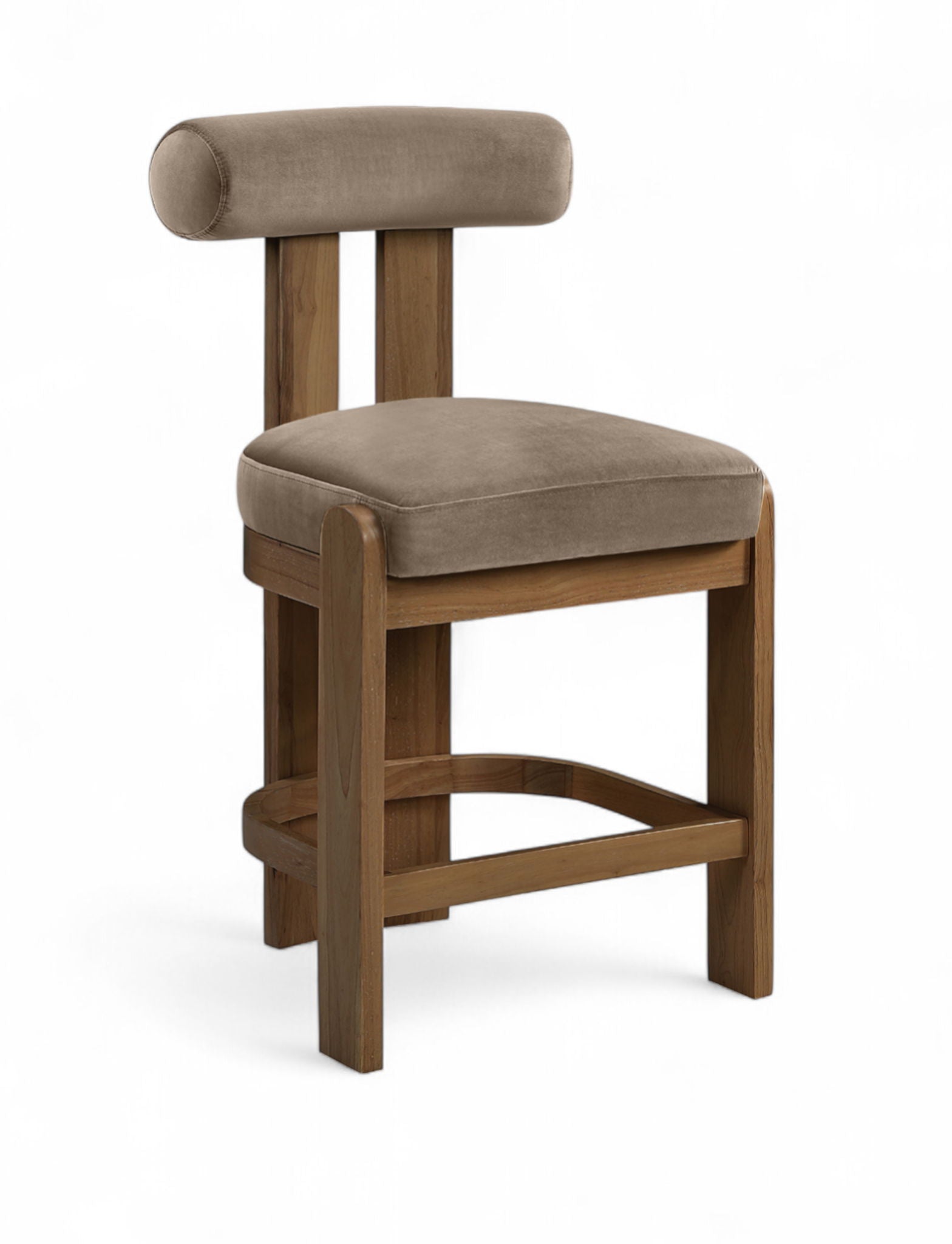 Arienzo - Velvet Upholstered Counter Stool (Set of 2) - Urban Living Furniture (Los Angeles, CA)