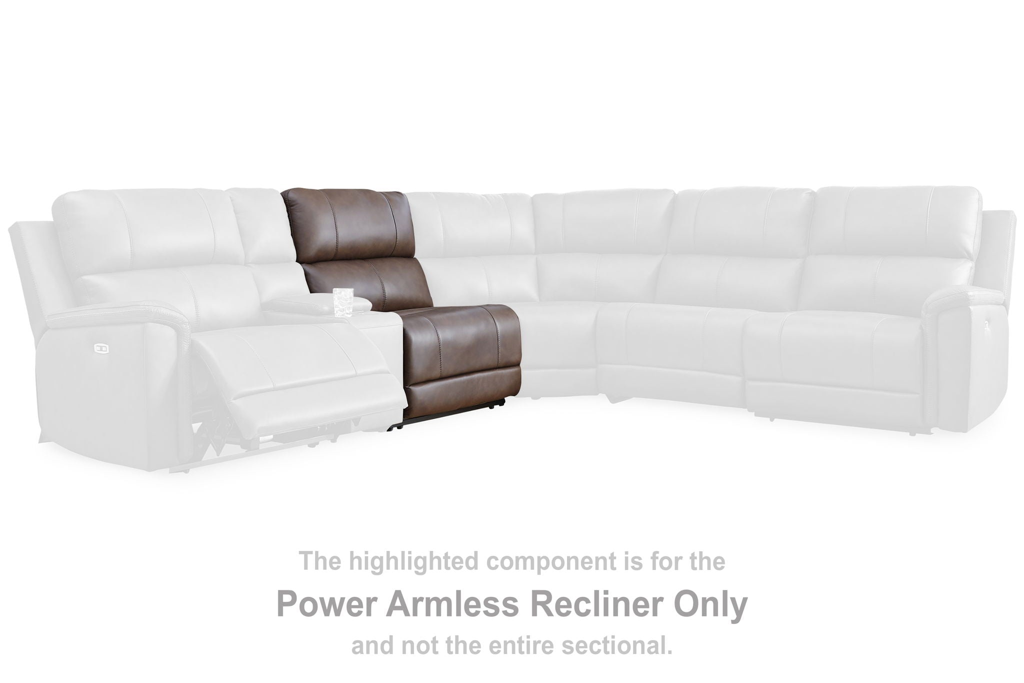 Bleckley - Espresso - Power Armless Recliner With Adjustable Headrest - Urban Living Furniture (Los Angeles, CA)