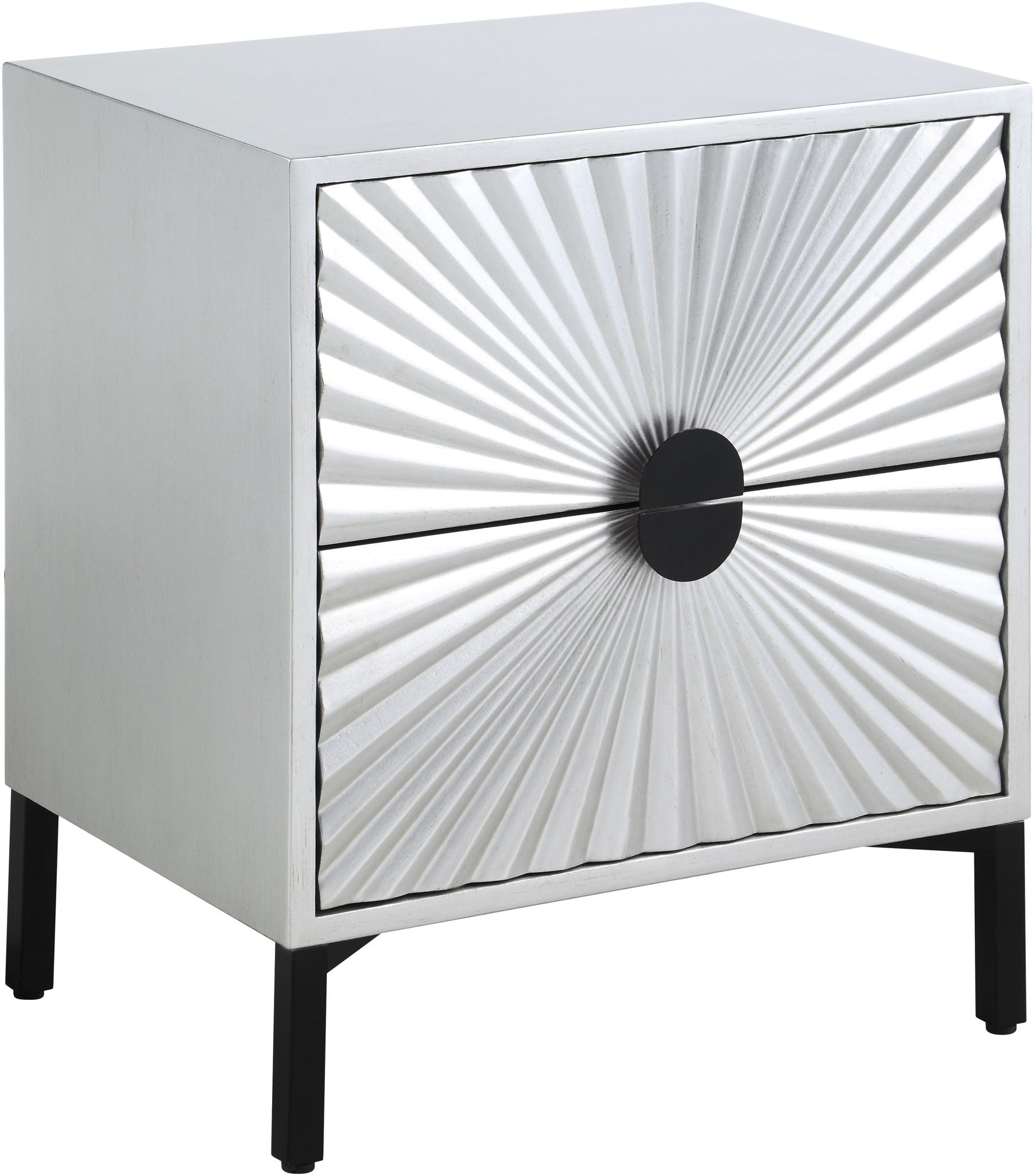 Glitz - Side Table - Antique Silver - Urban Living Furniture (Los Angeles, CA)