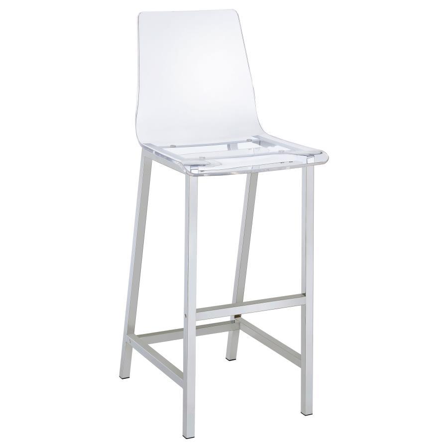 Juelia - Chrome Stools (Set of 2) - Urban Living Furniture (Los Angeles, CA)