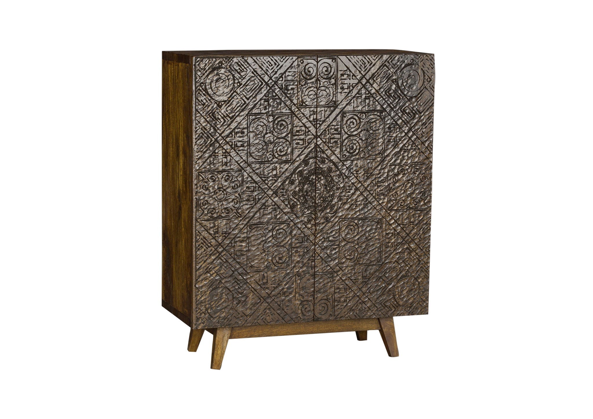 Calvary - Console Table - Gray Stone & Walnut - Urban Living Furniture (Los Angeles, CA)