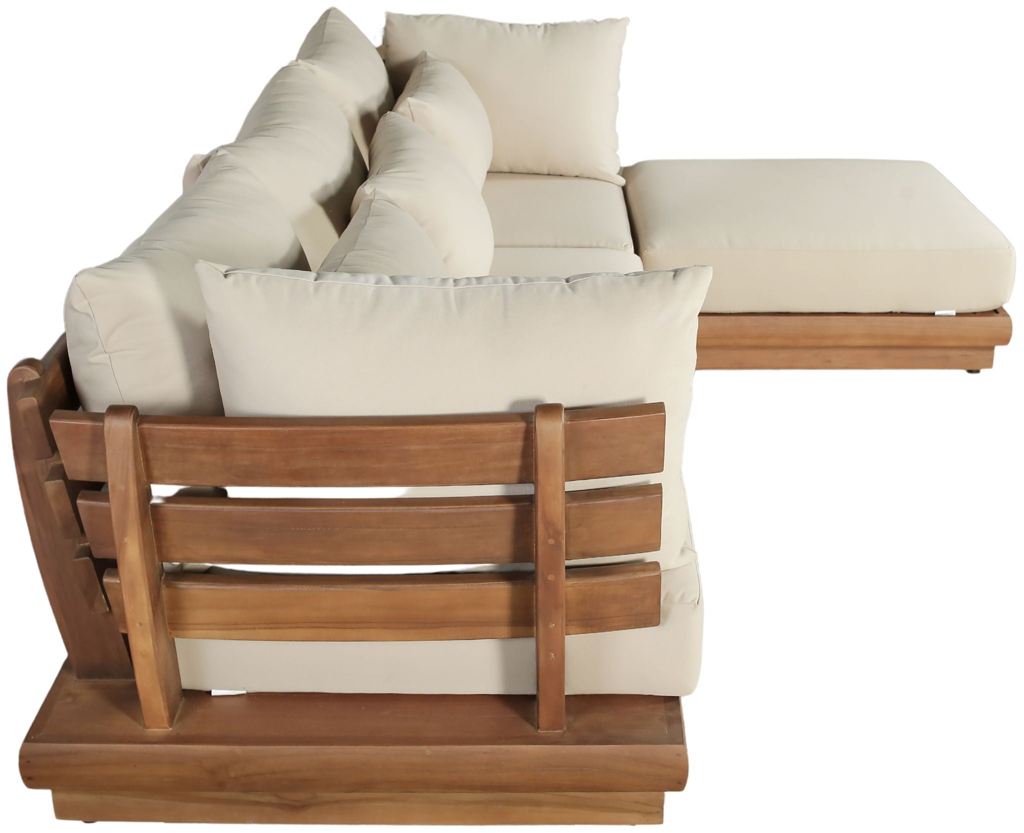 Mirella - 4 Piece Water Resistant Fabric Outdoor Patio Modular Sectional - Urban Living Furniture (Los Angeles, CA)