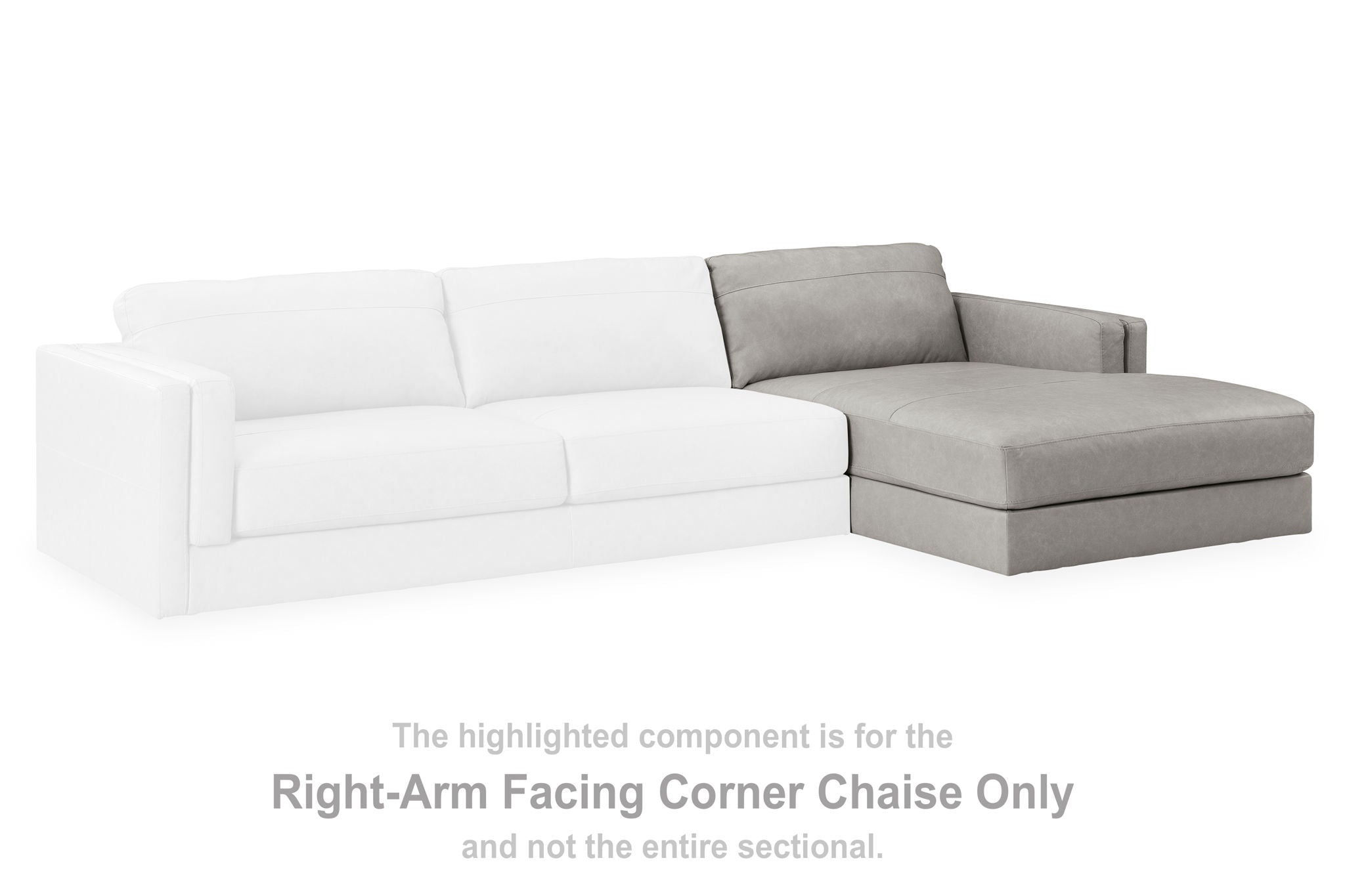 Amiata - Glacier - Raf Corner Chaise - Urban Living Furniture (Los Angeles, CA)