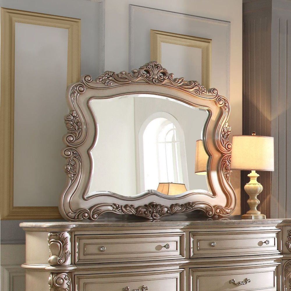 Gorsedd - Mirror - Golden Ivory - Urban Living Furniture (Los Angeles, CA)