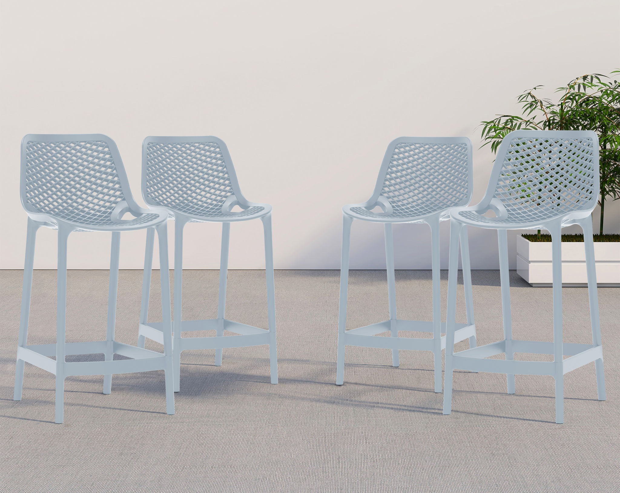 Mykonos - Outdoor Patio Stool Set - Urban Living Furniture (Los Angeles, CA)